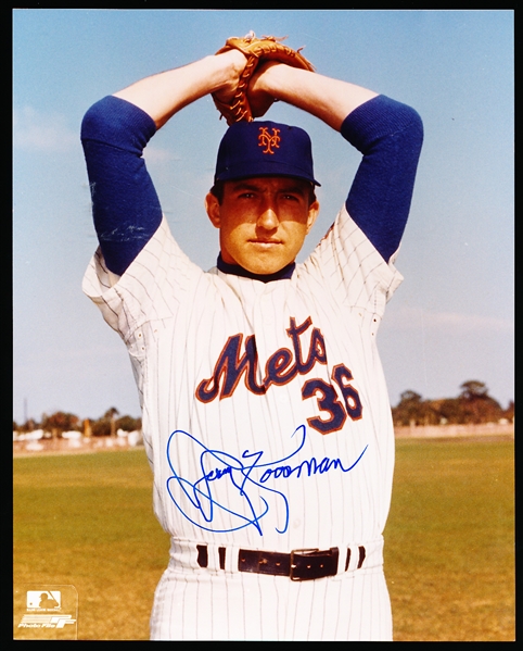 Jerry Koosman Autographed New York Mets Bsbl. Color 8” x 10” Photo