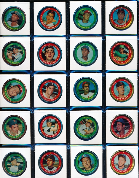 1971 Topps Baseball Coins- Complete Set of 153