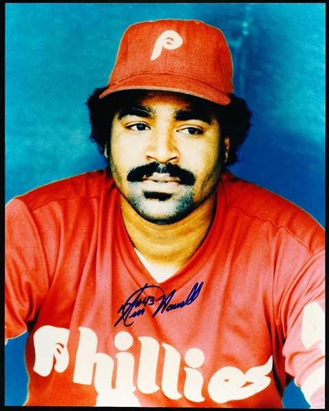 Ken Howell Autographed Philadelphia Phillies Bsbl. Color 8” x 10” Photo