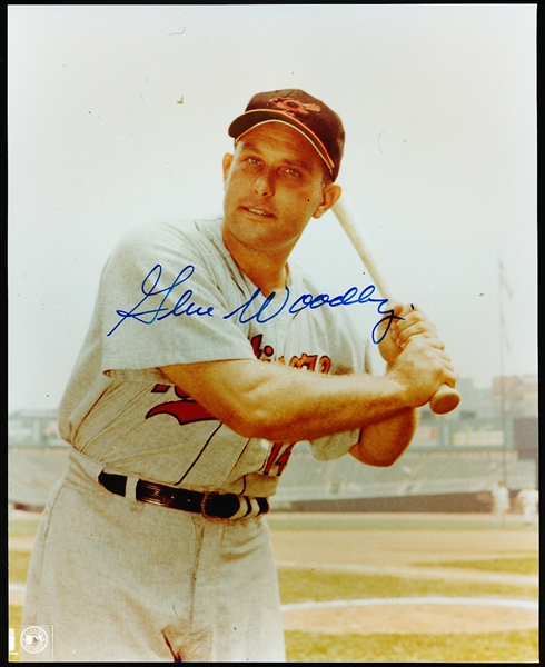 Gene Woodling Autographed Baltimore Orioles Bsbl. Color 8” x 10” Photo