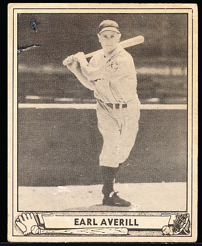 1940 Playball Bb- #46 Earl Averill, Tigers