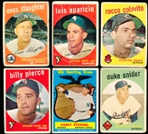 1959 Topps Bb- 6 Diff