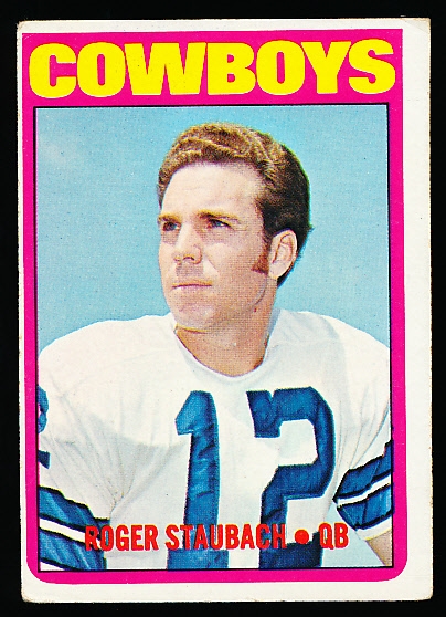 1972 Topps Fb- #200 Roger Staubach RC