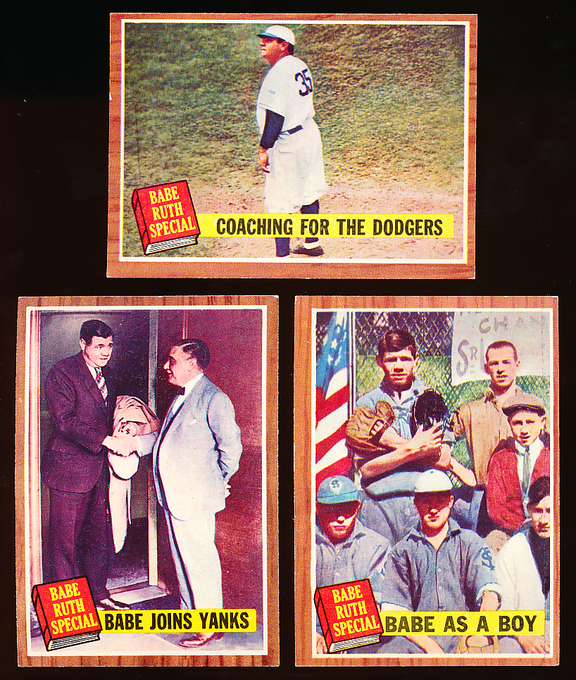 1962 Topps #142 Babe Ruth Special Coaching For The Dodgers