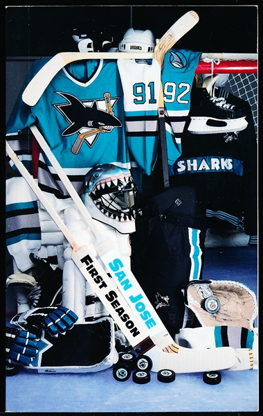 1991-92 San Jose Sharks NHL Media Guide- First Year!