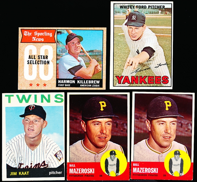 Lot Detail - Five Baseball Cards