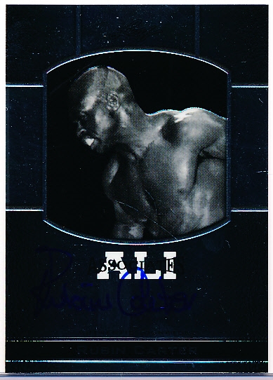 Autographed 2011 Leaf “Muhammad Ali” Boxing “Associates of Ali” #AAUM-02 Rubin “Hurricane” Carter