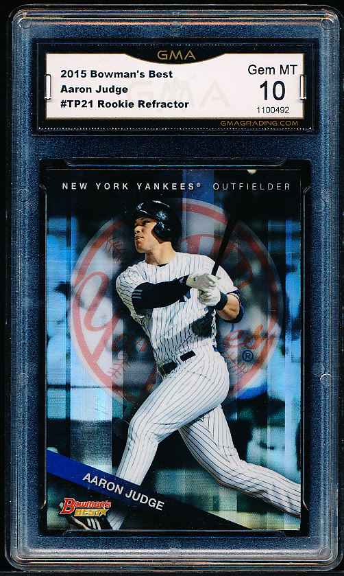 AARON JUDGE 2015 BOWMAN Rookie Card New York Yankees 