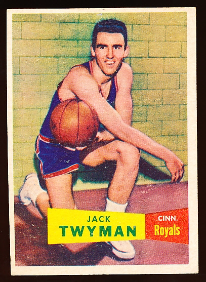 1957-58 Topps Basketball- #71 Jack Twyman RC, Cincinnati Royals