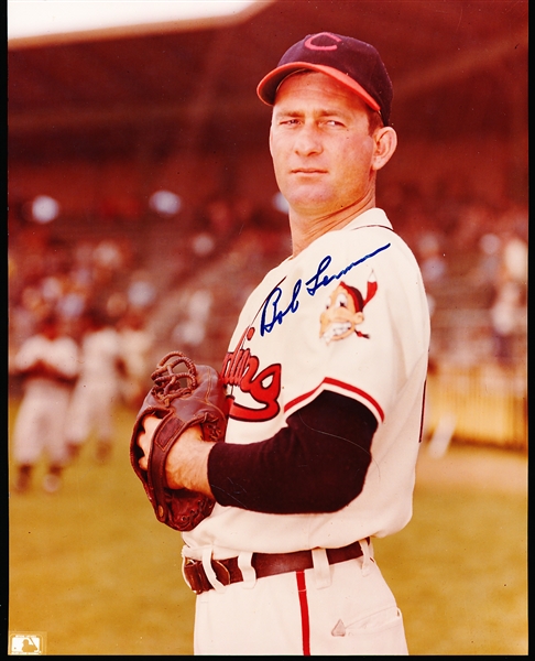 Autographed Bob Lemon Cleveland Indians MLB Color 8” x 10” Photo