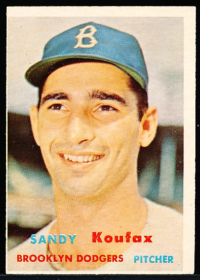 Lot Detail - Sandy Koufax Signed Brooklyn Dodger Baseball Card