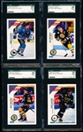 1993-94 Panini Hockey- 4 Diff SGC Graded