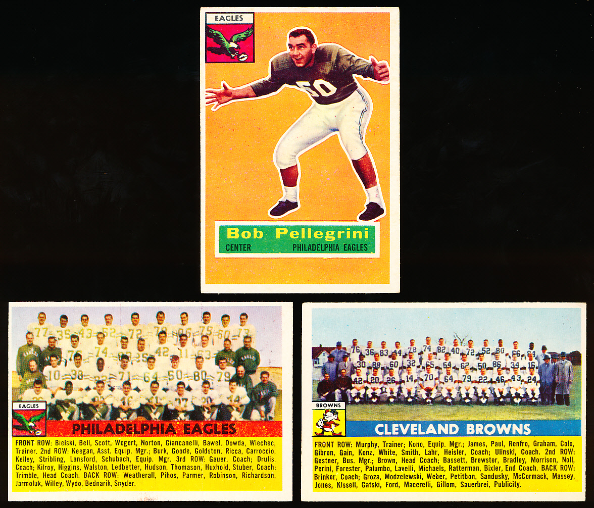 Lot Detail - 1956 Topps Football- 9 Diff