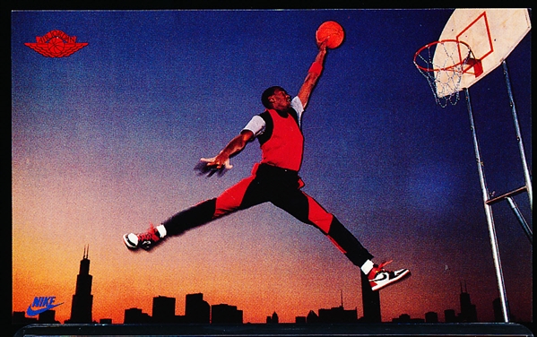 1985 Nike Promo Card- Michael Jordan