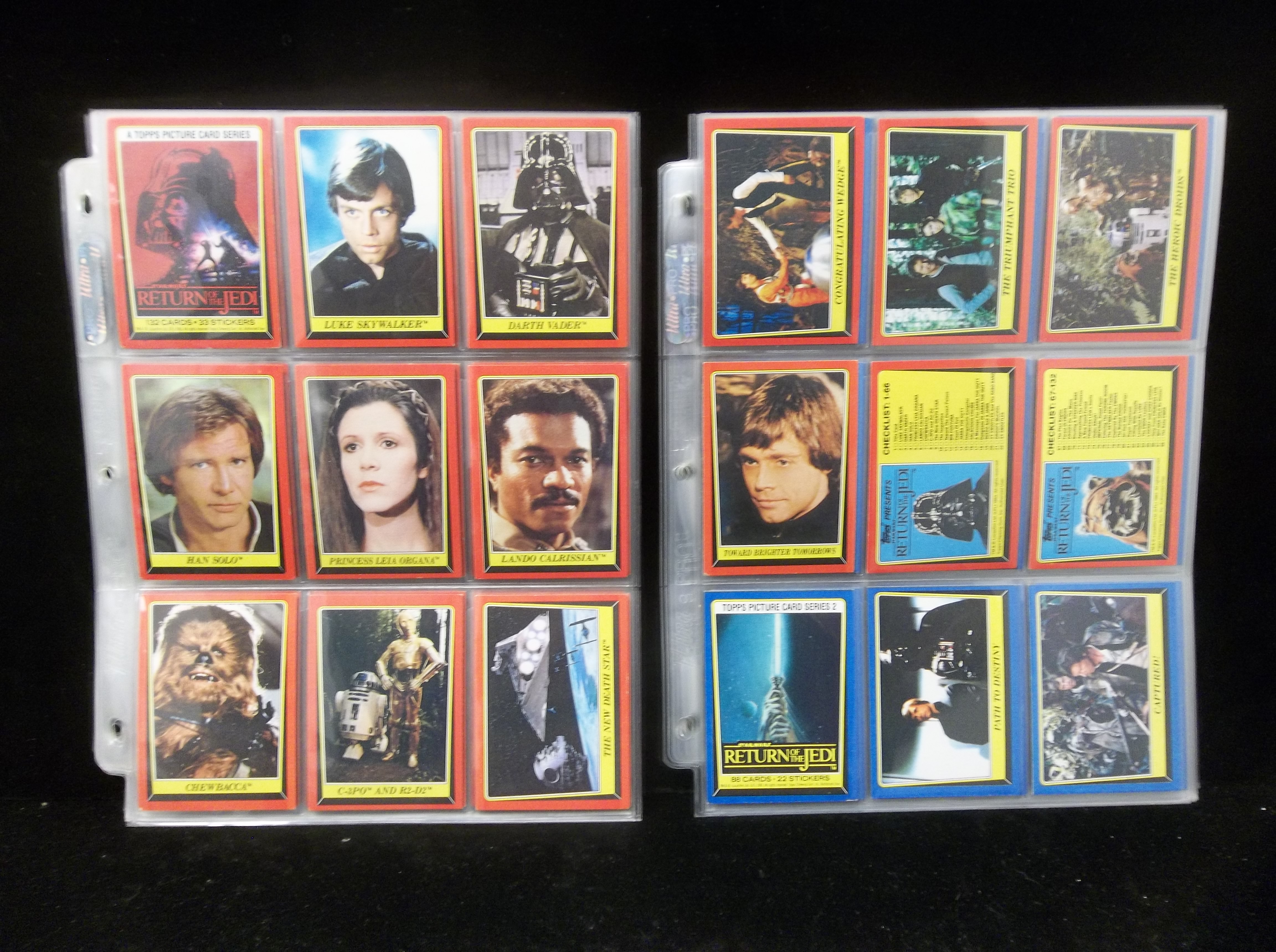 1983 topps star wars return of the jedi