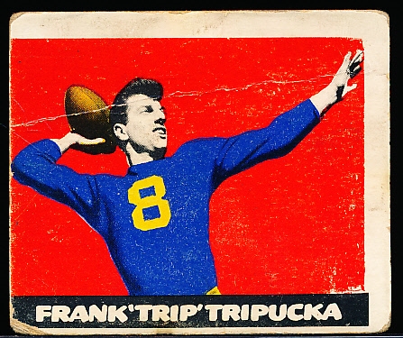 1948 Leaf Football- #49 Frank Tripucka, Notre Dame