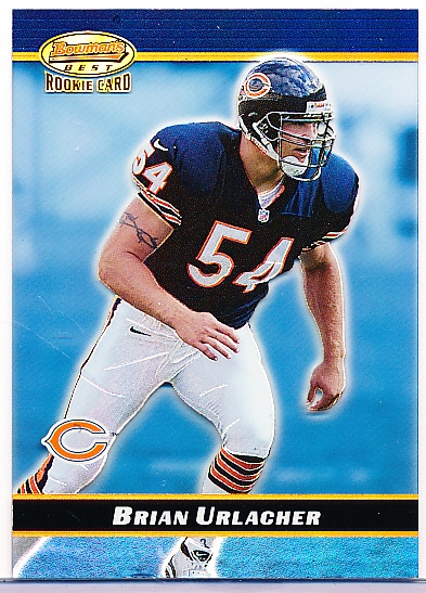 Lot Detail - 2000 Bowman's Best Ftbl. “Acetate Parallel” #112 Brian Urlacher  RC, Bears- #240/250.