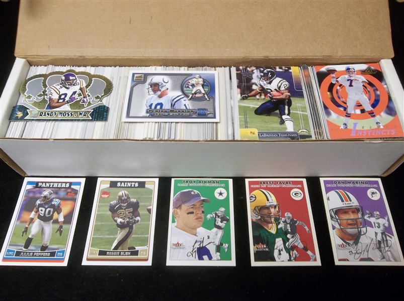 Football Star Card Lot- 700 Assorted Cards