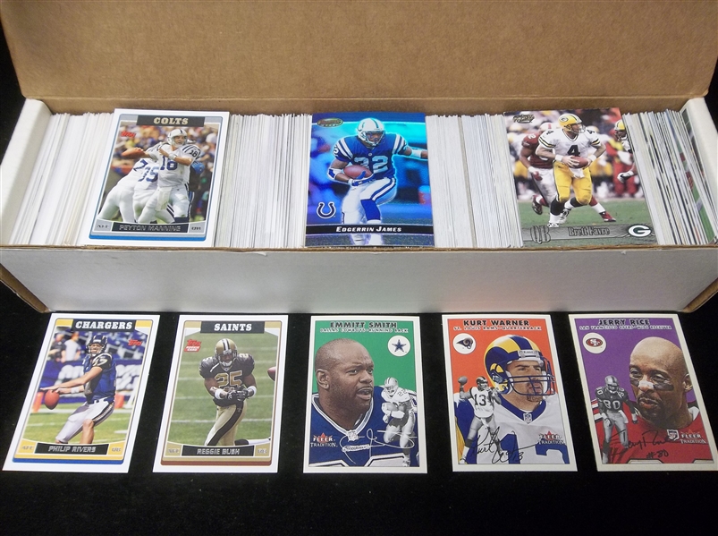 Football Star Card Lot- 700 Assorted Cards