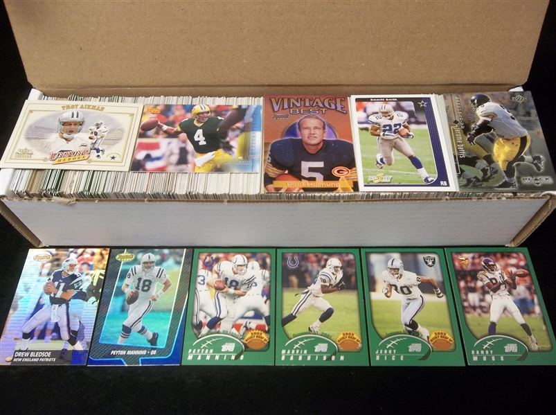 Football Star Card Lot- 700 Assorted Cards