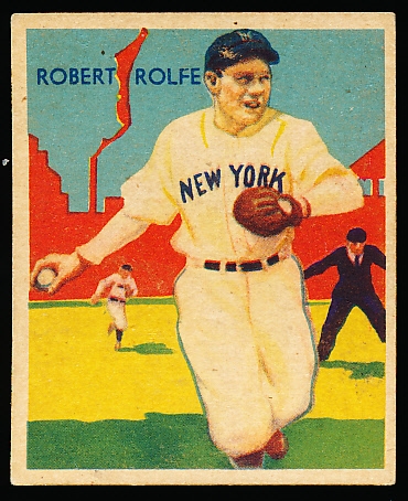 Lot Detail - 1934-36 Diamond Stars Baseball- #29 Red Rolfe, Yankees