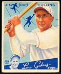 1934 Goudey Baseball- #51 Jim (Rip) Collins, Cardinals