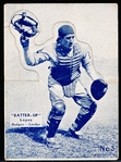 1934-36 Batter Up Bb- #3 Al Lopez, Dodgers- Blue Tone