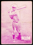 1934-36 Batter Up Bb- #18 Burns, Browns- Purple/Pink Tone