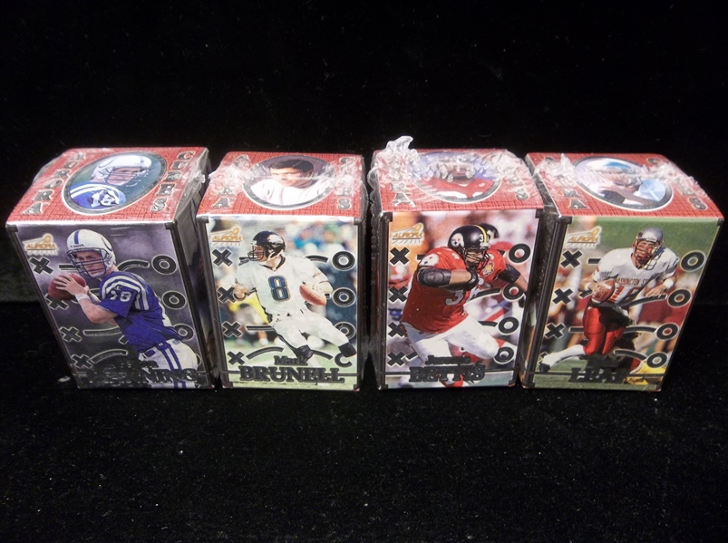 1998 Aurora Football- “Cubes”- 4 Diff. with Peyton Manning RC Year! 