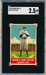 1933 DeLong Gum Co. Bb- #8 KiKi Cuyler, Chicago Cubs- SGC 2.5 (Good +)