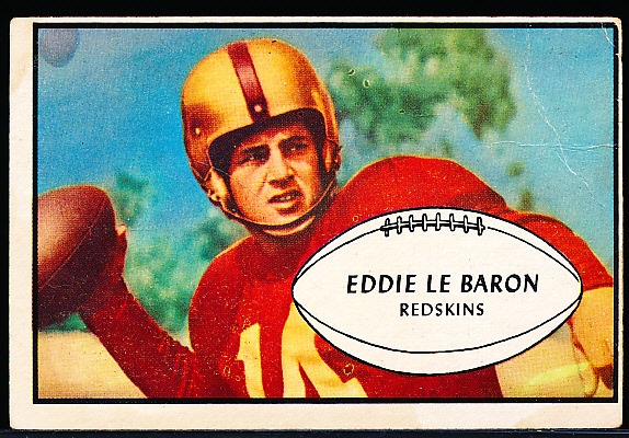 1953 Topps Ftbl. #1 Eddie LeBaron RC