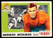 1955 Topps All-American Football- #1 Hinchman, Tenn
