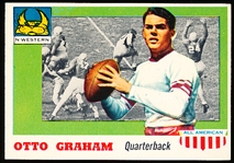 1955 Topps All-American Football- #12 Otto Graham, Northwestern