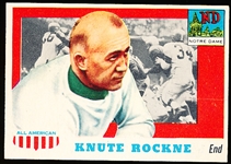 1955 Topps All-American Football- #16 Knute Rockne, Notre Dame