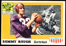 1955 Topps All-American Football- #20 Sammy Baugh, TCU