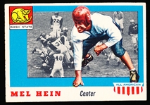 1955 Topps All-American Football- #28 Mel Hein RC, Washington State- SP