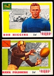 1955 Topps All-American Football- 2 Diff