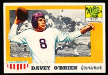 1955 Topps All-American Football- #34 Davey O’Brien- RC