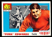 1955 Topps All-American Football- #36 Turk Edwards, Washington State- SP.