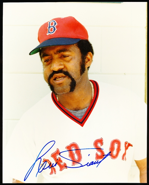 Autographed Luis Tiant Boston Red Sox MLB Color 8” X 10” Photo