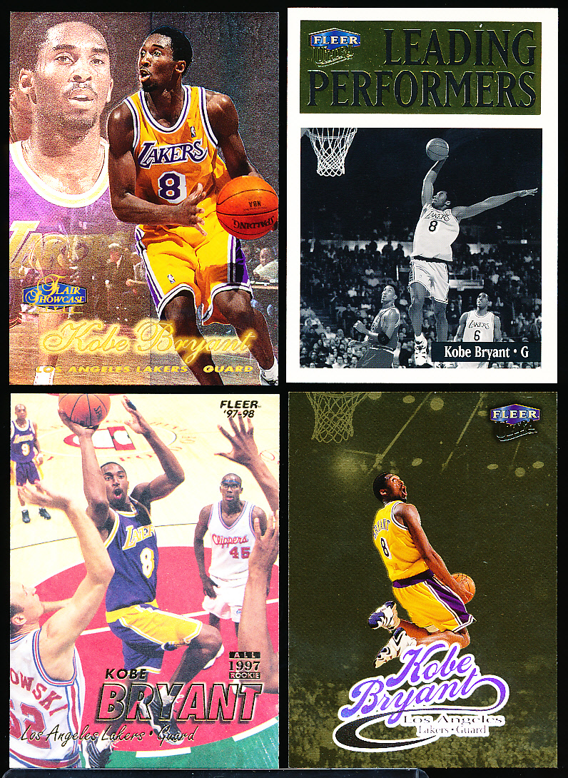 Lot Detail - Kobe Bryant- 4 Diff.