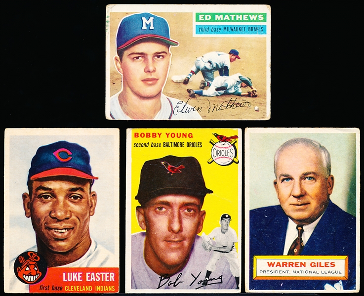 Four Baseball Cards