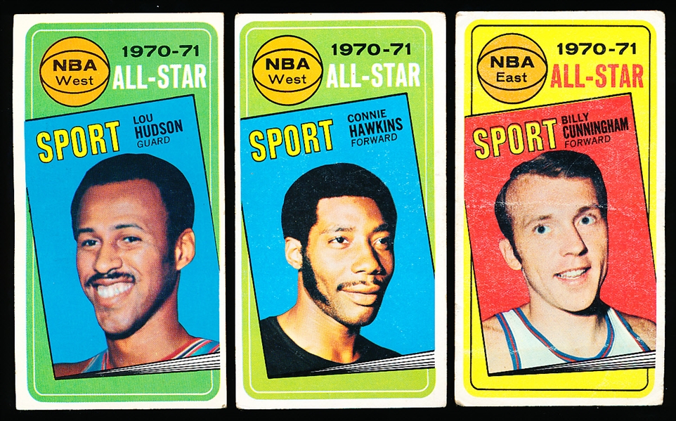 1970-71 Topps Basketball- 40 Cards