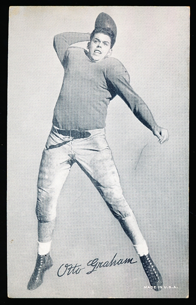 1948-52 Football Exhibit Card- Otto Graham