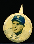 1938 Our National Game Pin- No Paper Backing Card- Joe Cronin, Boston Red Sox