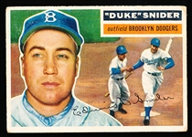 1955 Topps Baseball- #150 Duke Snider, Dodgers
