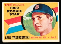 1960 Topps Baseball- #148 Carl Yastrzemski RC