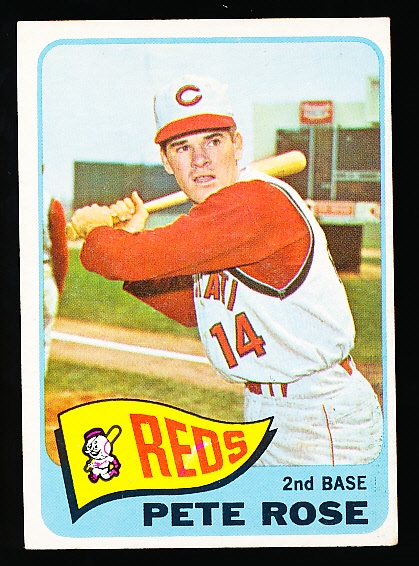 1965 Topps Baseball- #207 Pete Rose, Reds