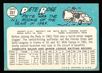 1965 Topps Baseball- #207 Pete Rose, Reds