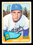 1965 Topps Baseball- #300 Sandy Koufax, Dodgers